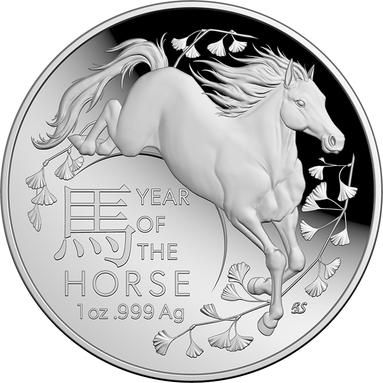 Lunar Series Year of the Horse 2026 $5 1oz Domed Silver Proof Coin