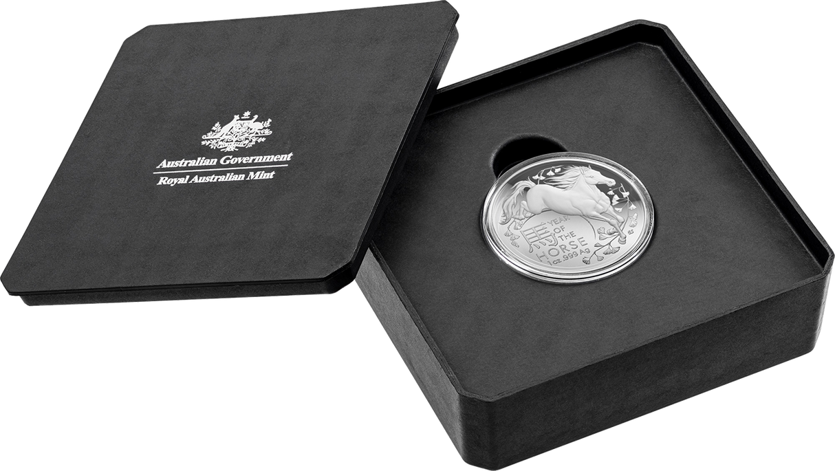 Lunar Series Year of the Horse 2026 $5 1oz Domed Silver Proof Coin