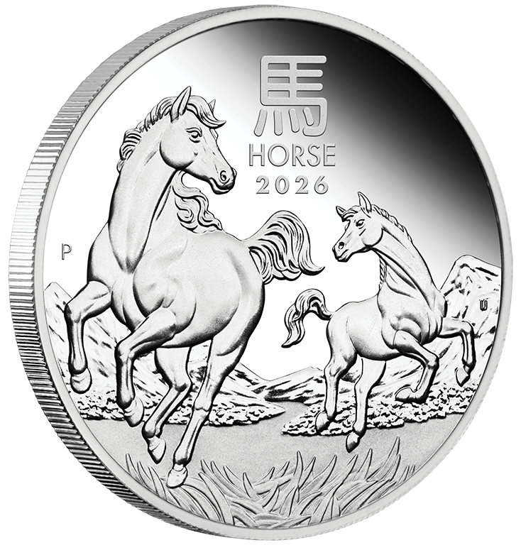 Australian Lunar Series III 2026 Year of the Horse 1/2oz Silver Proof Coin