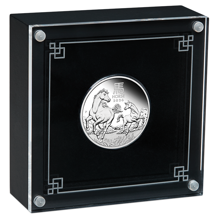 Australian Lunar Series III 2026 Year of the Horse 1/2oz Silver Proof Coin