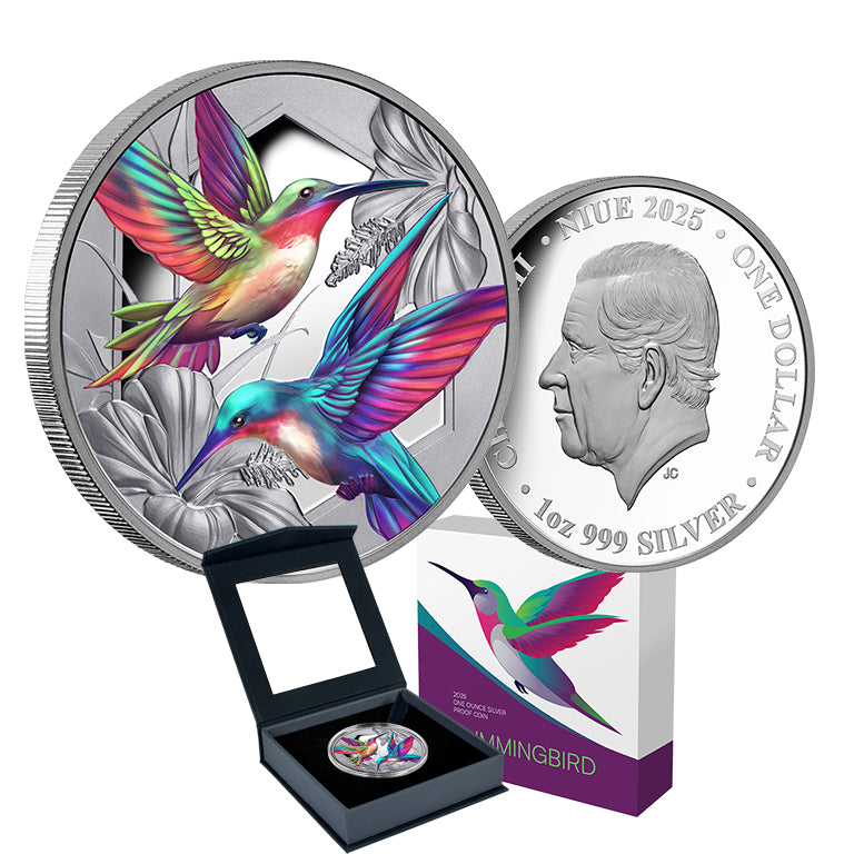 Hummingbird 2025 $1 1oz Silver Proof Coin