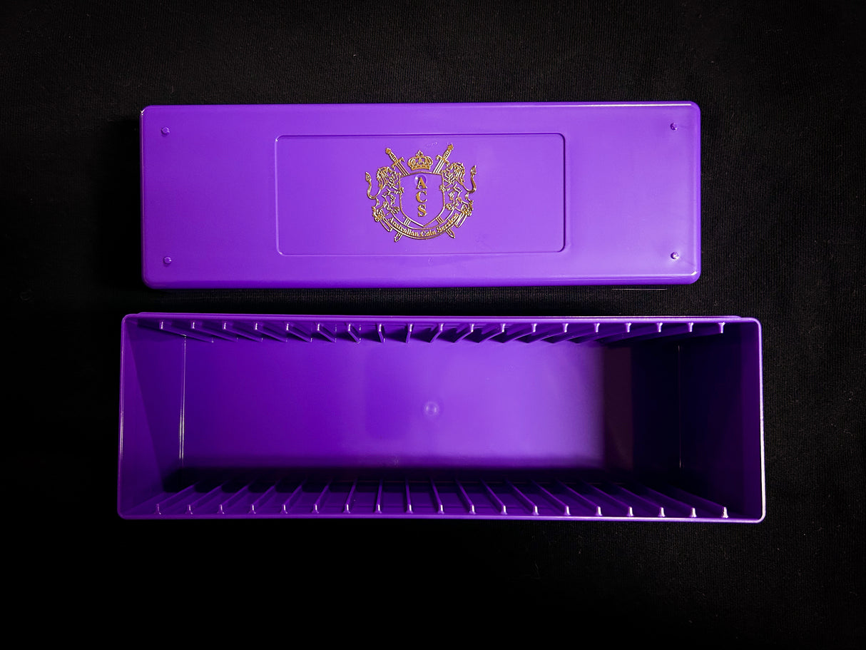 Slab Storage Boxes for PCGS - Purple Colour (ACS)