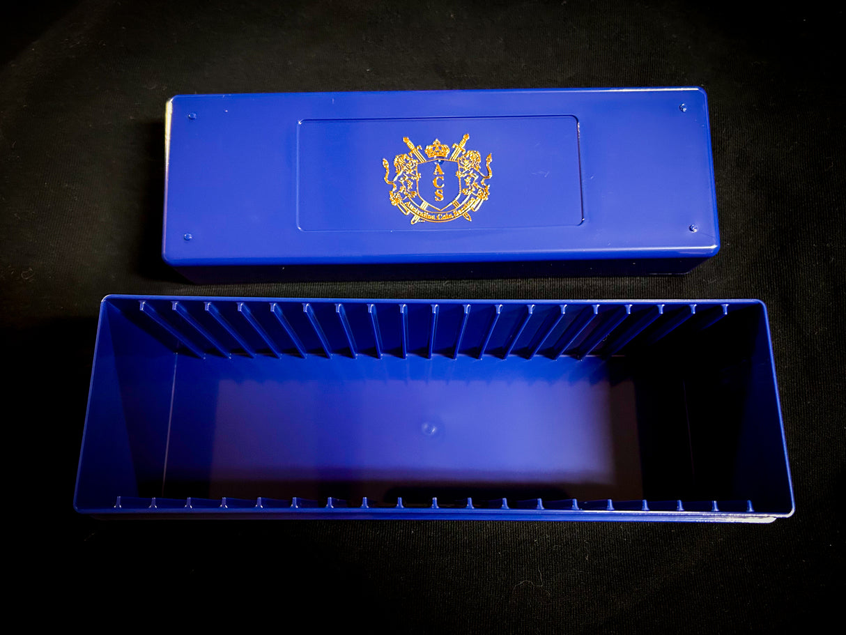 Slab Storage Boxes for PCGS - Royal Blue Colour (ACS)