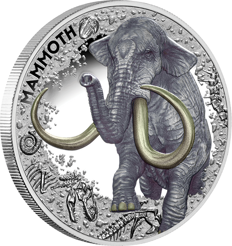 Mammoth 2025 $1 1oz Silver Proof Coin