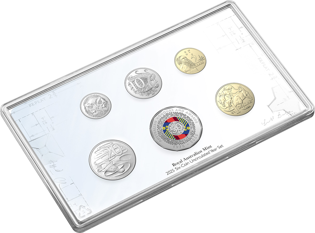 2025 Mint Uncirculated Year Set - 50th Anniversary of Australian Honours and Awards System