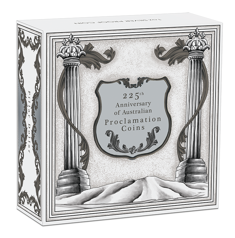 225th Anniversary of Australian Proclamation Coins - Pillar Dollar 2025 1oz Silver Proof Coin