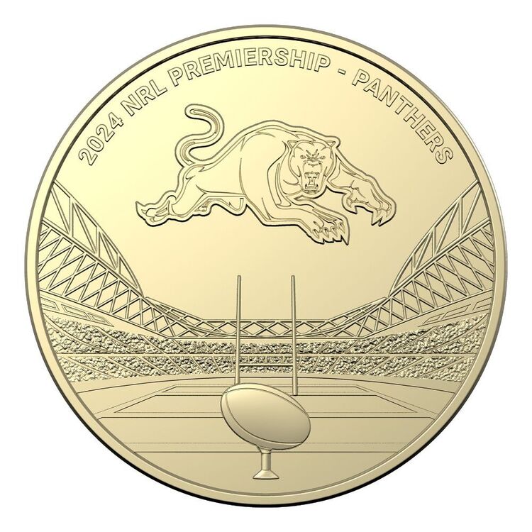 2024 $1 NRL Penrith Panthers Team Uncirculated Coin Card