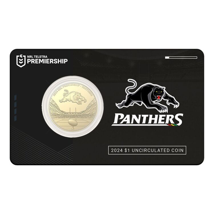 2024 $1 NRL Penrith Panthers Team Uncirculated Coin Card