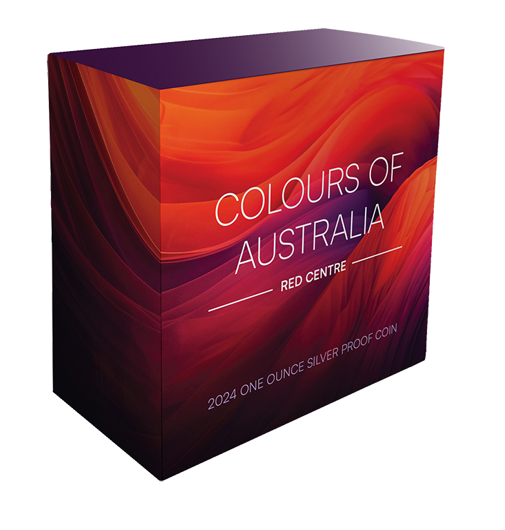 Colours of Australia - Red Centre 2024 $1 1oz Silver Proof Coin
