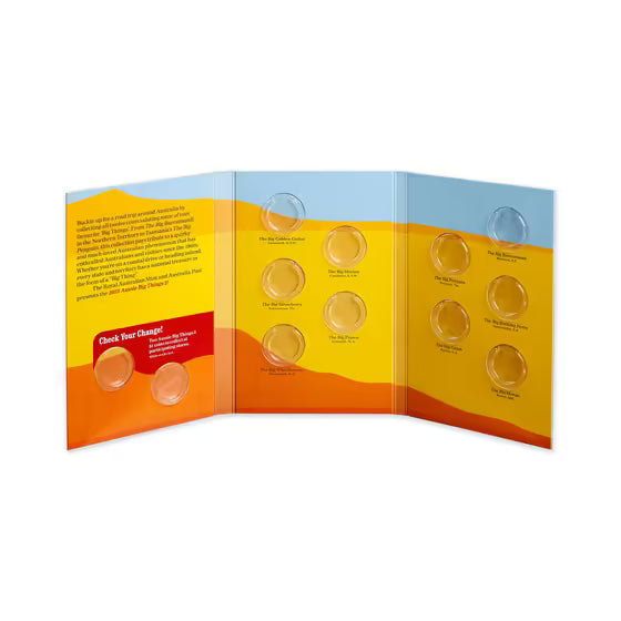 Aussie Big Things 2 2025 $1 Folder and Tube Set