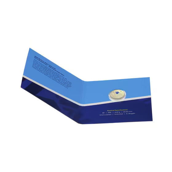 2025 Men’s Australian Open $2 Privy Mark Coin in Folder (Sealed)