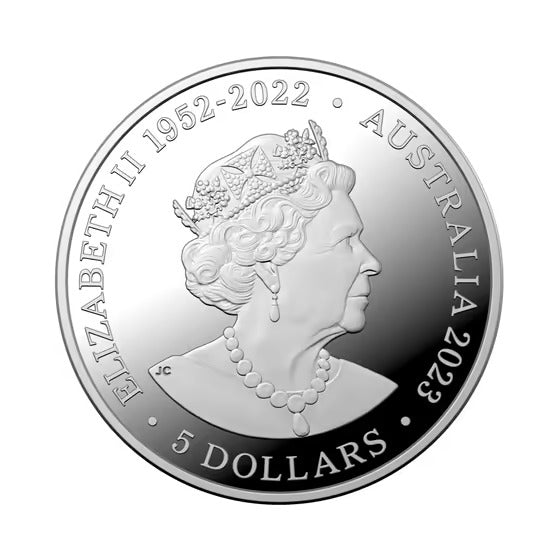 Australian Antarctic Territory Humpback Whale 2023 $5 1oz Silver Proof Coin