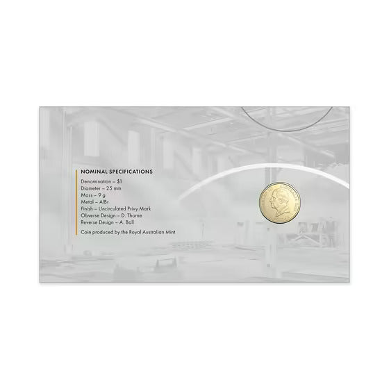 Royal Australian Mint 60th Anniversary 2025 $1 PNC (RAM)