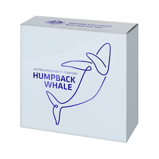 Australian Antarctic Territory Humpback Whale 2023 $5 1oz Silver Proof Coin