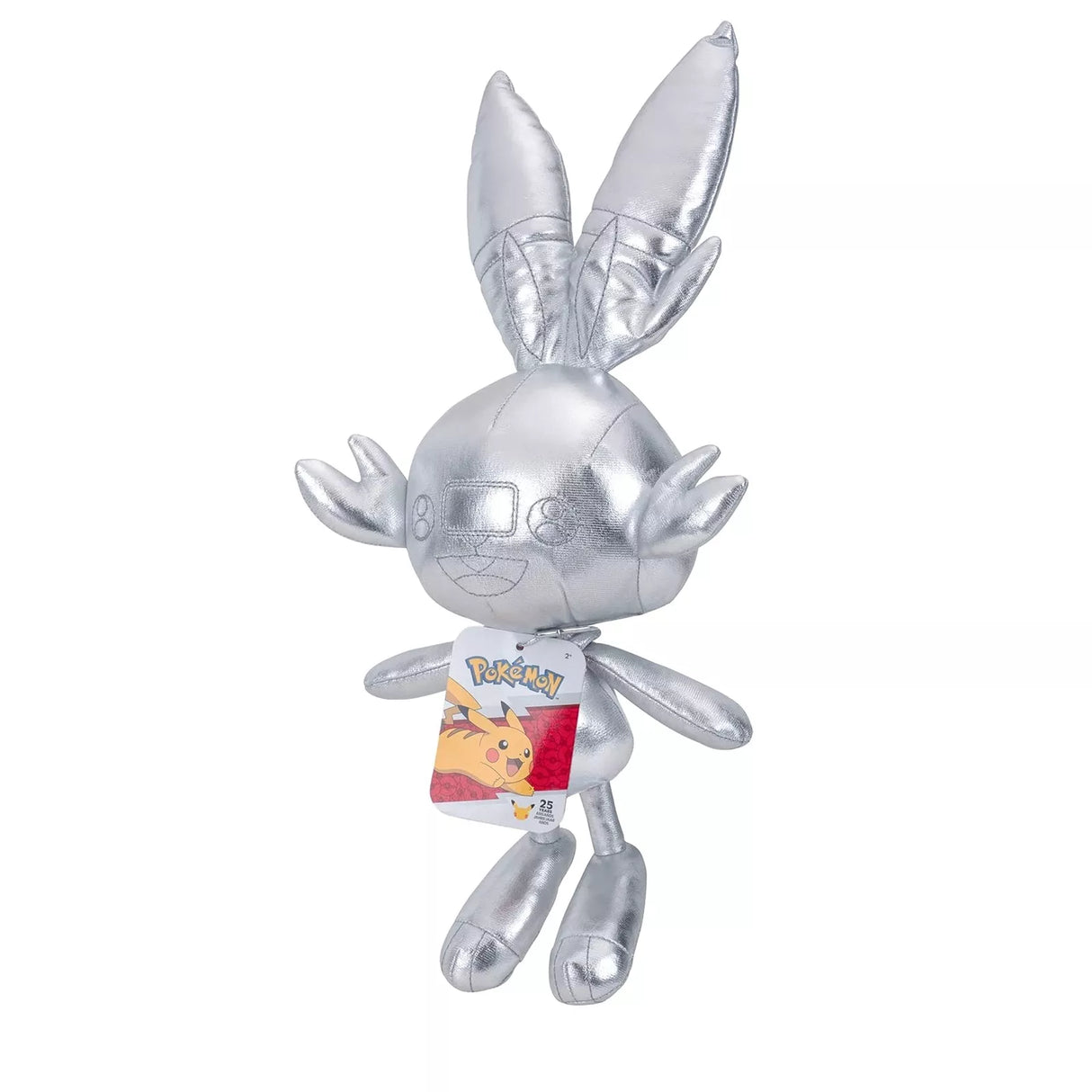 Pokemon Scorbunny 25th Anniversary Silver 8" Plush
