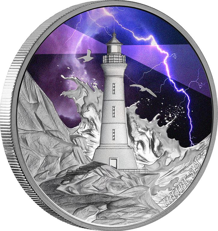 Electric Sky 2024 $1 1oz Silver Proof Coin