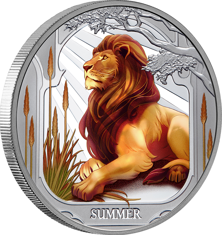 Seasons Summer 2025 1oz Coloured Silver Proof Coin