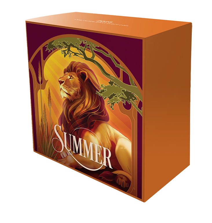 Seasons Summer 2025 1oz Coloured Silver Proof Coin