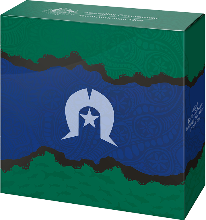 30th Anniversary of the Torres Strait Islander Flag 2025 $2 C Mintmark Coloured Fine Silver Proof Coin