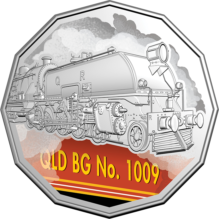 Steam Giants 2025 50c Colour Uncirculated 7 Coin Set