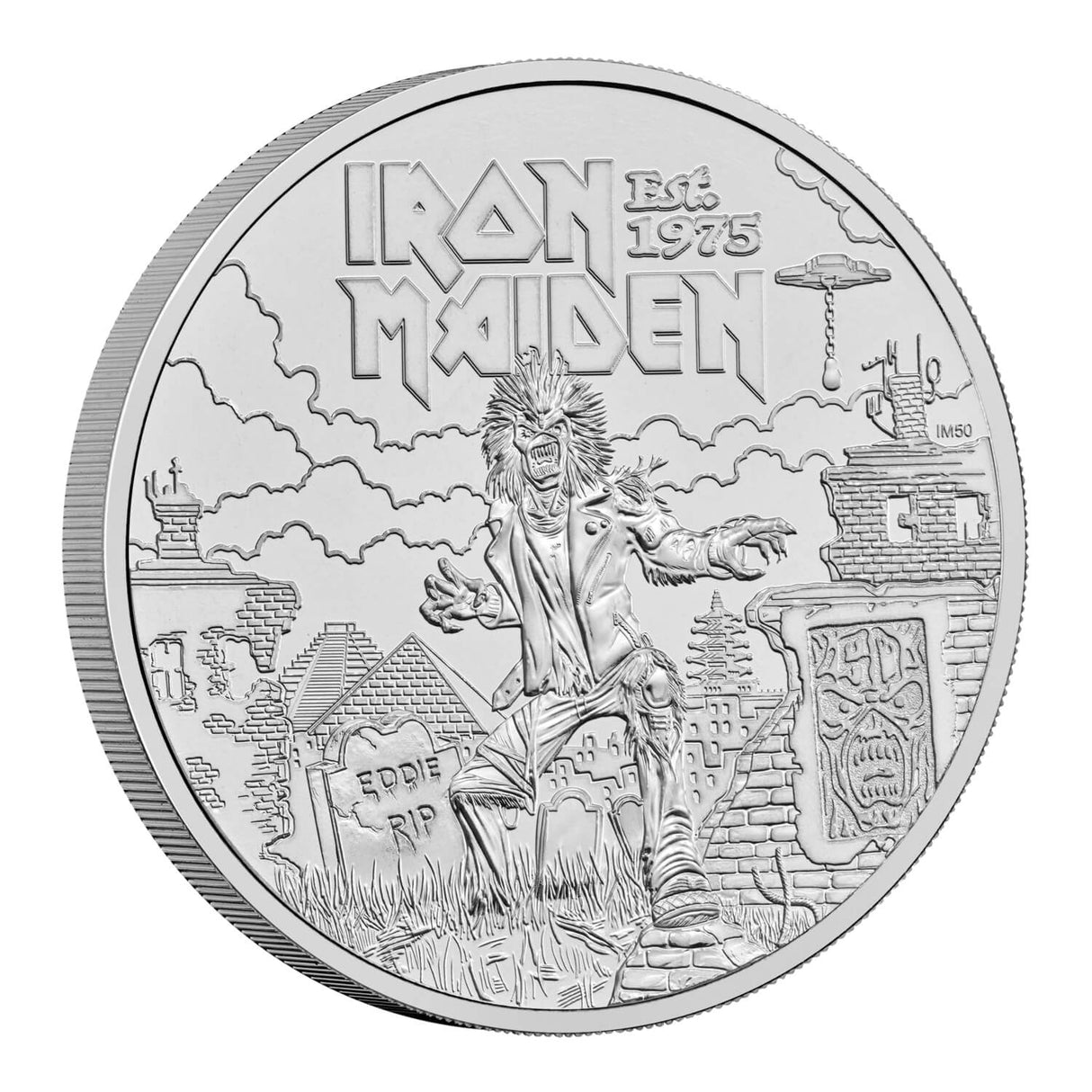 2025 £5 UK Iron Maiden Brilliant Uncirculated Coin