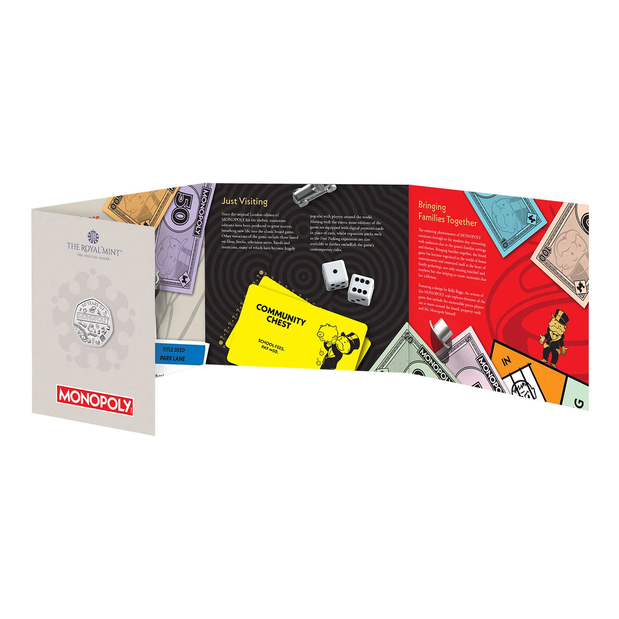 Monopoly 2025 UK 50p Brilliant Uncirculated Coin