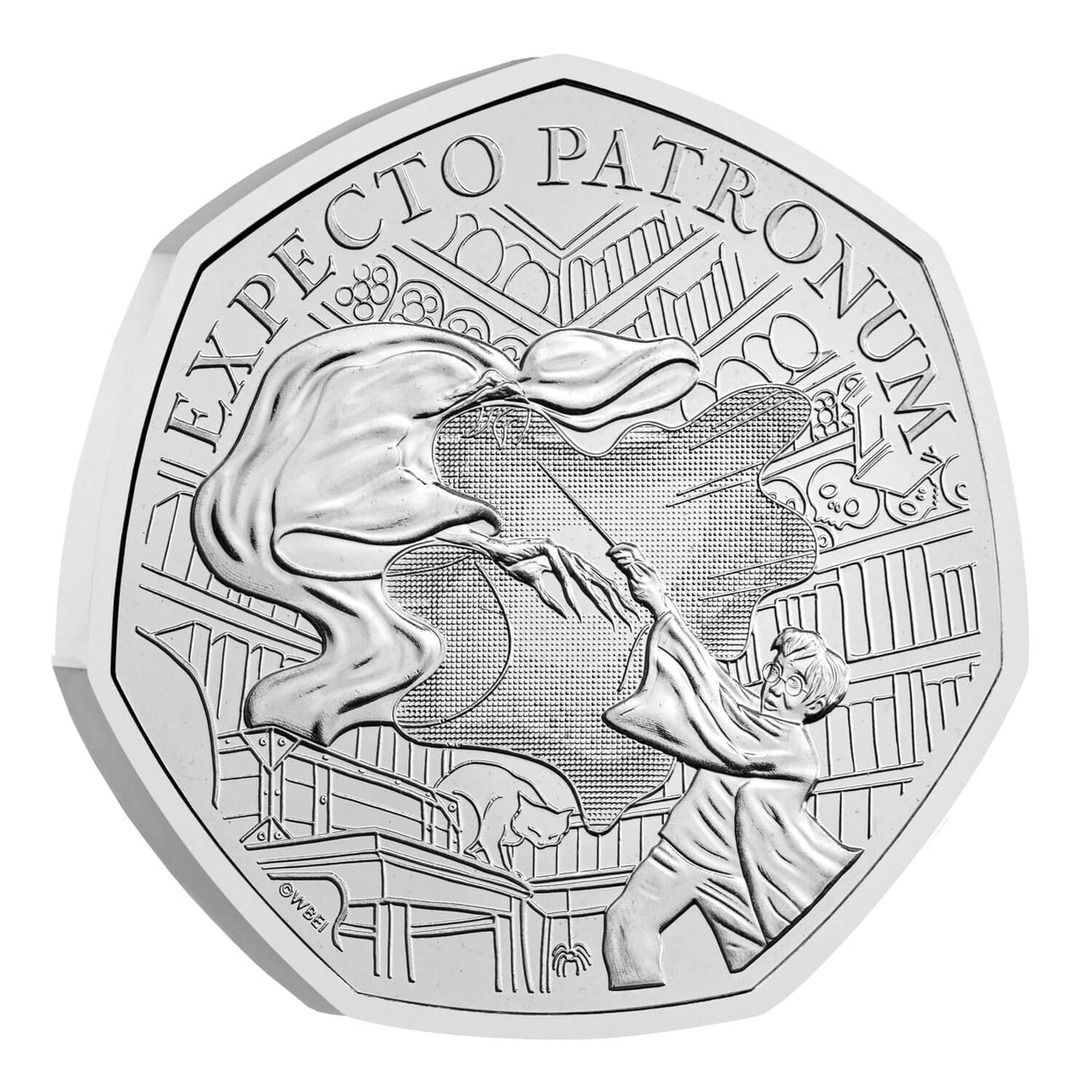 Harry Potter - The Patronus 2025 UK 50p Brilliant Uncirculated Coin