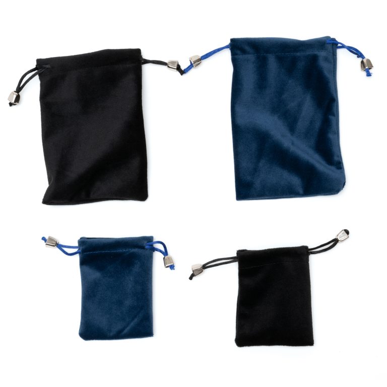 Velour Coin Pouch - Small, Blue 1pk