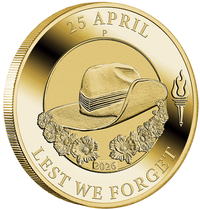 2026 $1 ANZAC Day Coin in Card