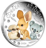 2026 1/2oz Newborn Baby Silver Proof Coloured Coin