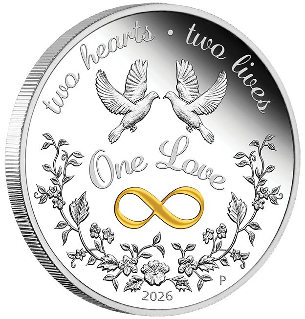 2026 1oz One Love Silver Proof Coloured Coin