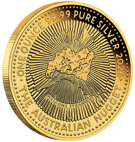 2026 1oz ANDA Hobart Money Expo Silver Proof Gold-Plated Coin in Card