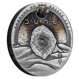 2026 2oz DUNE Scourge of the Desert Sea Silver Antiqued Coloured Coin