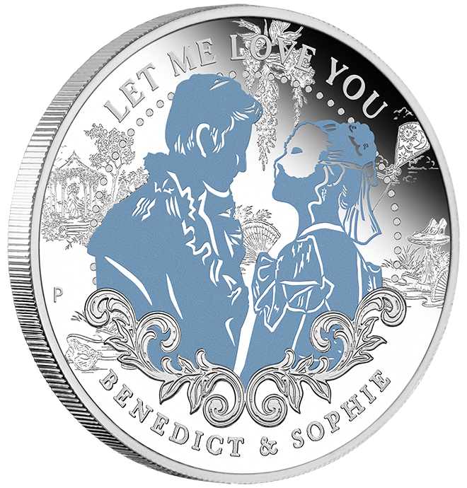 2026 1/2oz Bridgerton Benedict & Sophie Silver Proof Coloured Coin