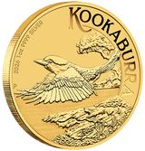 2026 1oz Kookaburra Gold Plated Coin in Card Perth Stamp & Coin Show Special