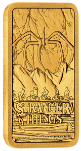 2026 1g Stranger Things Gold Minted Bar