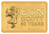 2026 1g Bon Scott 80th Anniversary Gold Minted Bar
