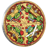 Teenage Mutant Ninja Turtles - 2025 2oz Silver Coloured Pizza Coin