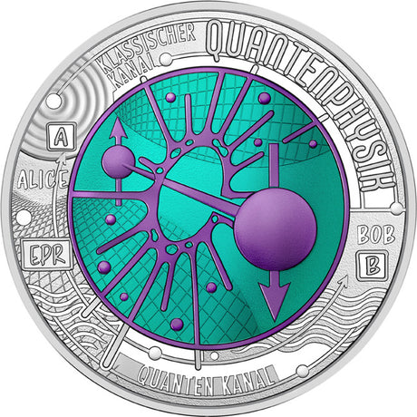 2026 25€ Austria Quantum Physics Ag/Niobium