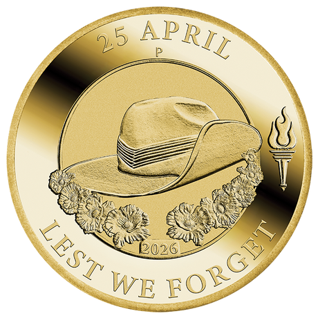 2026 $1 ANZAC Day Coin in Card