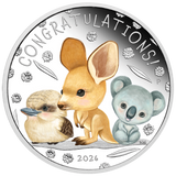 2026 1/2oz Newborn Baby Silver Proof Coloured Coin