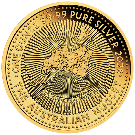 2026 1oz ANDA Hobart Money Expo Silver Proof Gold-Plated Coin in Card