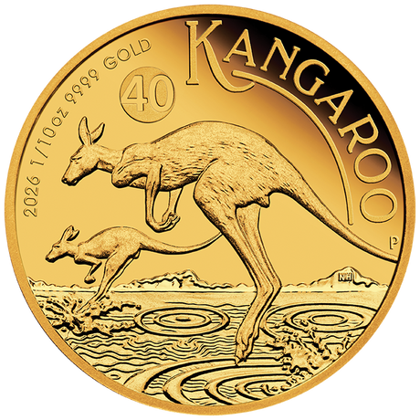 2026 1/10oz Australian Kangaroo Gold Proof Coin