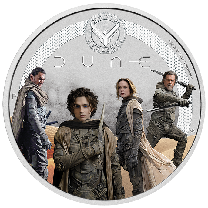 2026 1/2oz Dune House Atreides Silver Coloured Coin