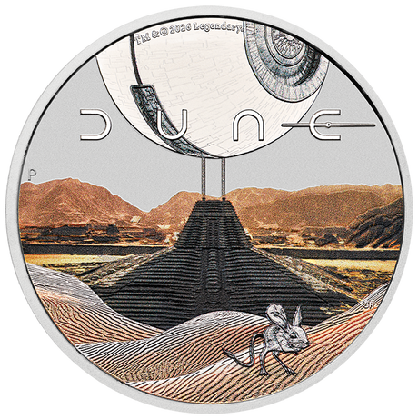 2026 1oz DUNE Silver Coloured Coin