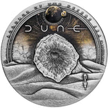 2026 2oz DUNE Scourge of the Desert Sea Silver Antiqued Coloured Coin