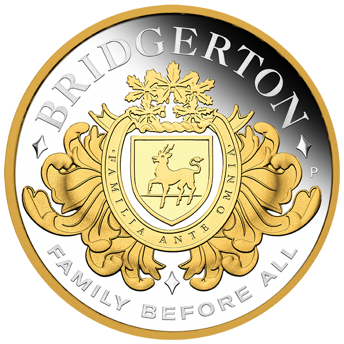 2026 2oz House of Bridgerton Silver Proof Gilded Coin