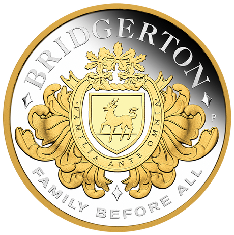 2026 2oz House of Bridgerton Silver Proof Gilded Coin