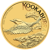 2026 1oz Kookaburra Gold Plated Coin in Card Perth Stamp & Coin Show Special