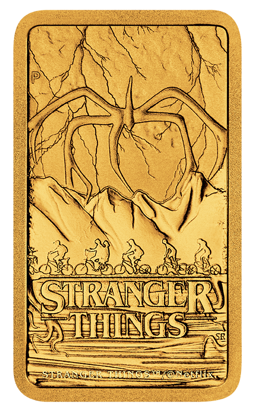 2026 1g Stranger Things Gold Minted Bar